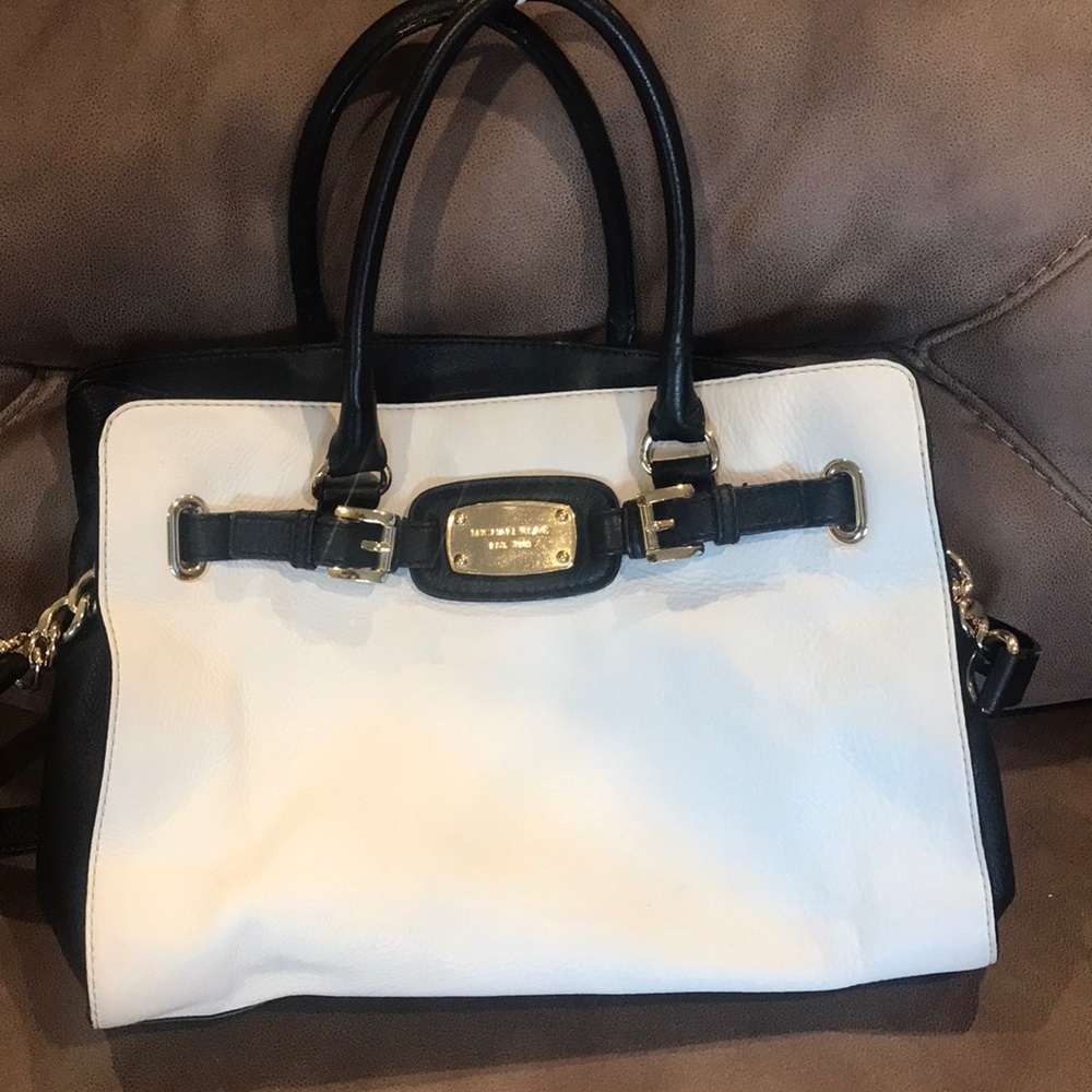 COPY - White Leather Michael Kors Purse